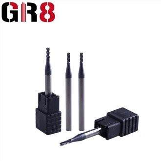 2 Flüt Düz Mikro Çaplı Freze Kesici